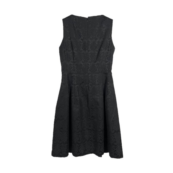 Eva Mendes Baroque Damask Print Fit & Flare Sleeveless Dress Size 2 - Picture 7 of 9